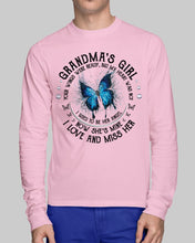 Load image into Gallery viewer, Blue Butterfly Gift For Angel Grandma Your Wings Were Ready Unisex Long Sleeve
