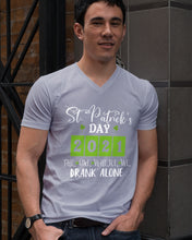 Load image into Gallery viewer, The One Where We Drank Alone St Patrick's Day Gift Guys V-Neck
