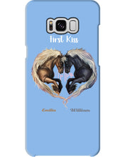 Load image into Gallery viewer, Horses From Our First Kiss Custom Name Gift For Girlfriend Phone case
