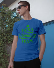 Load image into Gallery viewer, Irsih Drinking Team Green Shamrock St Patrick's Day Guys Tee
