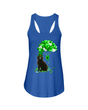 Load image into Gallery viewer, Standard Poodle Patrick Balloons St. Patrick's Day Color Changing Mug Ladies Flowy Tank

