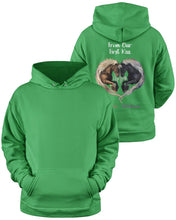 Load image into Gallery viewer, Horses From Our First Kiss Custom Name Gift For Girlfriend Hoodie
