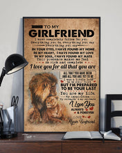 Load image into Gallery viewer, Lion Gift For Girlfriend I'm Prepared To Be Your Last Vertical Poster
