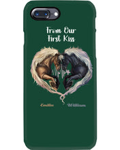 Load image into Gallery viewer, Horses From Our First Kiss Custom Name Gift For Girlfriend Phone case
