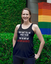 Load image into Gallery viewer, You Can't Tell Me What To Do You're Not My Granddaughter Ladies Flowy Tank
