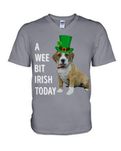 Load image into Gallery viewer, Beabull Irish Today Green St. Patrick's Day Printed Mug Guys V-Neck
