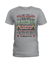 Load image into Gallery viewer, Perfect Gift For Husband Christmas Punch You In The Threat Ladies Tee
