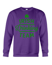 Load image into Gallery viewer, Irsih Drinking Team Green Shamrock St Patrick's Day Sweatshirt
