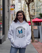 Load image into Gallery viewer, Blue Butterfly Gift For Angel Grandma Your Wings Were Ready Hoodie
