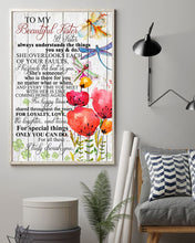Load image into Gallery viewer, Dragonfly Gift For Sister I Truly Cherish You Vertical Poster

