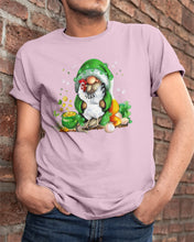 Load image into Gallery viewer, Gnome Pot Of Gold Shamrock St. Patrick's Day Printed Mug Guys Tee
