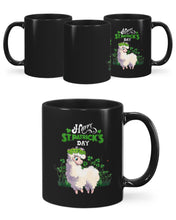 Load image into Gallery viewer, Lovely Llama Clover Garden Happy St Patrick's Day Gift For Llama Lovers Mug
