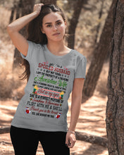 Load image into Gallery viewer, Perfect Gift For Husband Christmas Punch You In The Threat Ladies Tee
