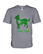 Load image into Gallery viewer, Green Chihuahua Lucky Day St Patrick's Day Gift For Dog Lovers Guys V-Neck
