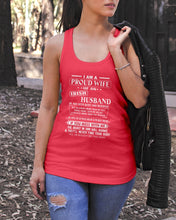Load image into Gallery viewer, I Am A Proud Wife Of An Irish Husband Gift For Family Ladies Flowy Tank
