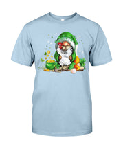 Load image into Gallery viewer, Gnome Pot Of Gold Shamrock St. Patrick's Day Printed Mug Guys Tee
