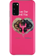 Load image into Gallery viewer, Horses From Our First Kiss Custom Name Gift For Girlfriend Phone case
