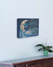 Load image into Gallery viewer, Blue Butterflies Grandma Gift For Granddaughter Think About You Matte Canvas
