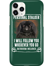 Load image into Gallery viewer, Black Pekingese Personal Stalker St. Patrick's Day Printed Mug Phone case
