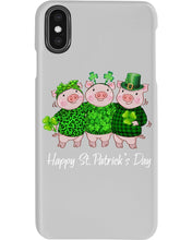 Load image into Gallery viewer, Pig Wear Plaid Shirt And Top Hat St Patrick's Day Gift Phone case
