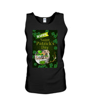 Load image into Gallery viewer, Weimaraner And Baby Yoda Shamrock St. Patrick's Day Color Changing Mug Unisex Tank Top
