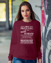 Load image into Gallery viewer, I Am A Proud Wife Of An Irish Husband Gift For Family Sweatshirt
