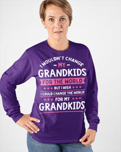 Load image into Gallery viewer, I Could Change The World For My Grandkids Unisex Long Sleeve
