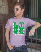 Load image into Gallery viewer, Teaching Love Clover St Patrick's Day Gift Guys Tee
