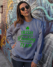 Load image into Gallery viewer, Irsih Drinking Team Green Shamrock St Patrick's Day Sweatshirt
