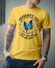 Load image into Gallery viewer, Blue Butterfly Gift For Angel Grandma Your Wings Were Ready Guys Tee
