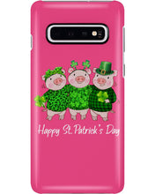 Load image into Gallery viewer, Pig Wear Plaid Shirt And Top Hat St Patrick's Day Gift Phone case
