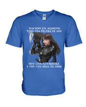Load image into Gallery viewer, Nacido En Agosto Tome Una Pruera De Ad Birthday Gift Guys V-Neck
