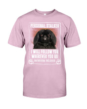 Load image into Gallery viewer, Black Pekingese Personal Stalker St. Patrick's Day Printed Mug Guys Tee
