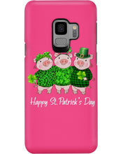Load image into Gallery viewer, Pig Wear Plaid Shirt And Top Hat St Patrick's Day Gift Phone case
