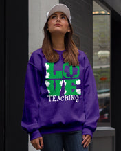 Load image into Gallery viewer, Teaching Love Clover St Patrick's Day Gift Sweatshirt
