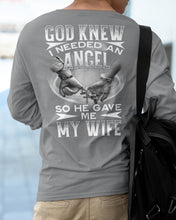 Load image into Gallery viewer, God Knew I Needed An Angel Gift For Husband Unisex Long Sleeve
