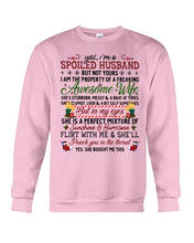 Load image into Gallery viewer, Perfect Gift For Husband Christmas Punch You In The Threat Sweatshirt
