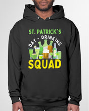 Load image into Gallery viewer, Happy St. Patrick's Day Printed Mug Drinking Squad 2021 Irish Shamrock Hoodie
