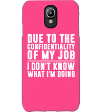 Load image into Gallery viewer, I Don't Know What I'm Doing Black And White Printed Mug Phone case
