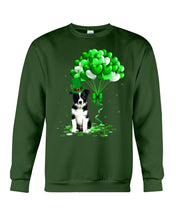 Load image into Gallery viewer, Border Collie Patrick Balloons St. Patrick's Day Color Changing Mug Sweatshirt

