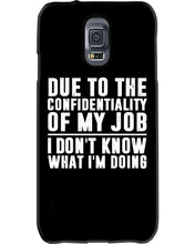 Load image into Gallery viewer, I Don't Know What I'm Doing Black And White Printed Mug Phone case
