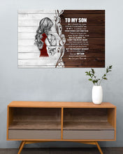 Load image into Gallery viewer, I Closed My Eyes Mom Gift For Son A Hug Horizontal Poster
