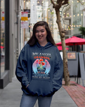 Load image into Gallery viewer, My Angel Grandpa Who Watched Over My Back Hoodie
