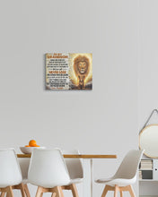 Load image into Gallery viewer, Lion Grandpa Gift For Grandson I Want You Believe Deep In Your Heart Matte Canvas
