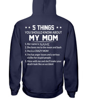 Load image into Gallery viewer, Five Things You Should Know About Mom Hoodie
