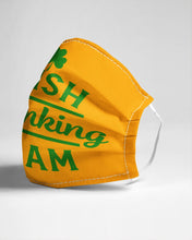 Load image into Gallery viewer, Irsih Drinking Team Green Shamrock St Patrick's Day Cloth Face Mask
