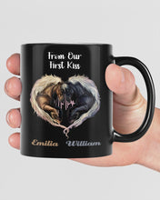 Load image into Gallery viewer, Horses From Our First Kiss Custom Name Gift For Girlfriend Mug
