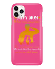 Load image into Gallery viewer, Son Gift For Navy Mom Behind Every Strong Soldier Phone case
