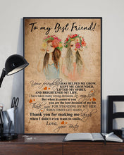 Load image into Gallery viewer, When I Didn't Even Want To Smile Gift For Best Friend Vertical Poster
