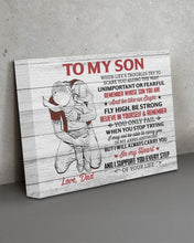 Load image into Gallery viewer, Dad Gift For Son A Warm Hug Flying High Matte Canvas
